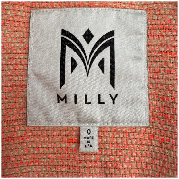 Milly Tweed Cropped Blazer 0 - Picture 12 of 13